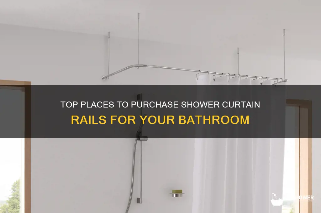 where to buy shower curtain rail
