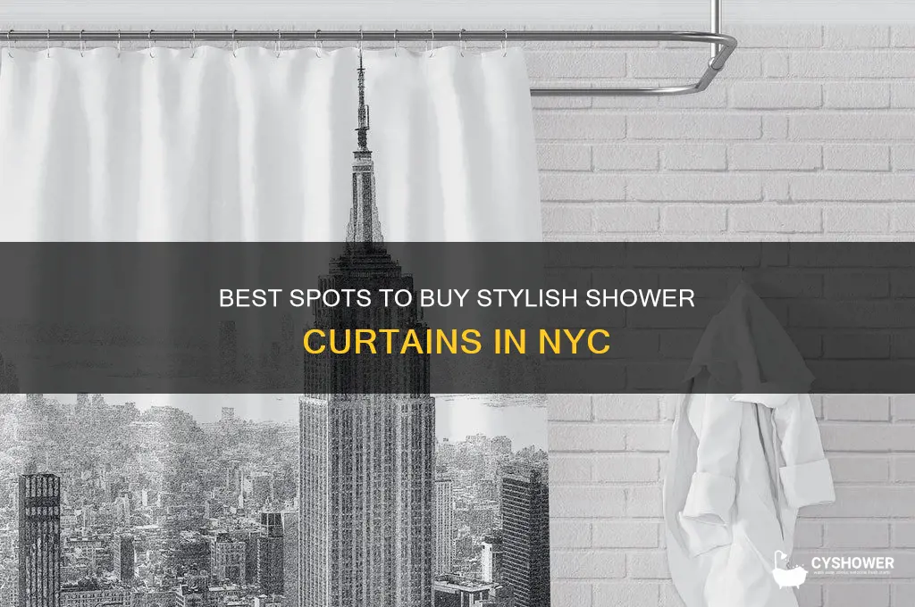 where to buy shower curtains nyc