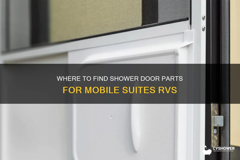 where to buy shower door parts for mobile suites rv