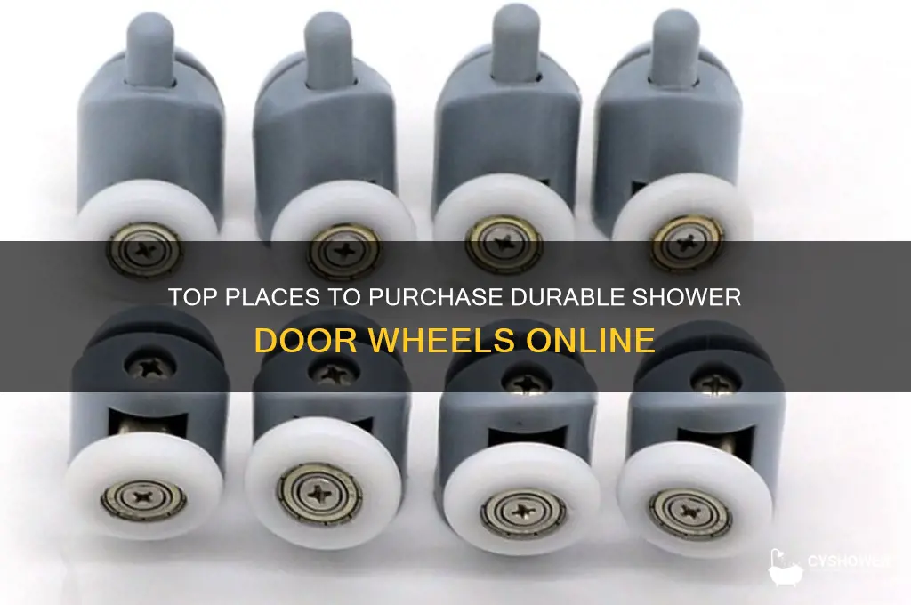 where to buy shower door wheels