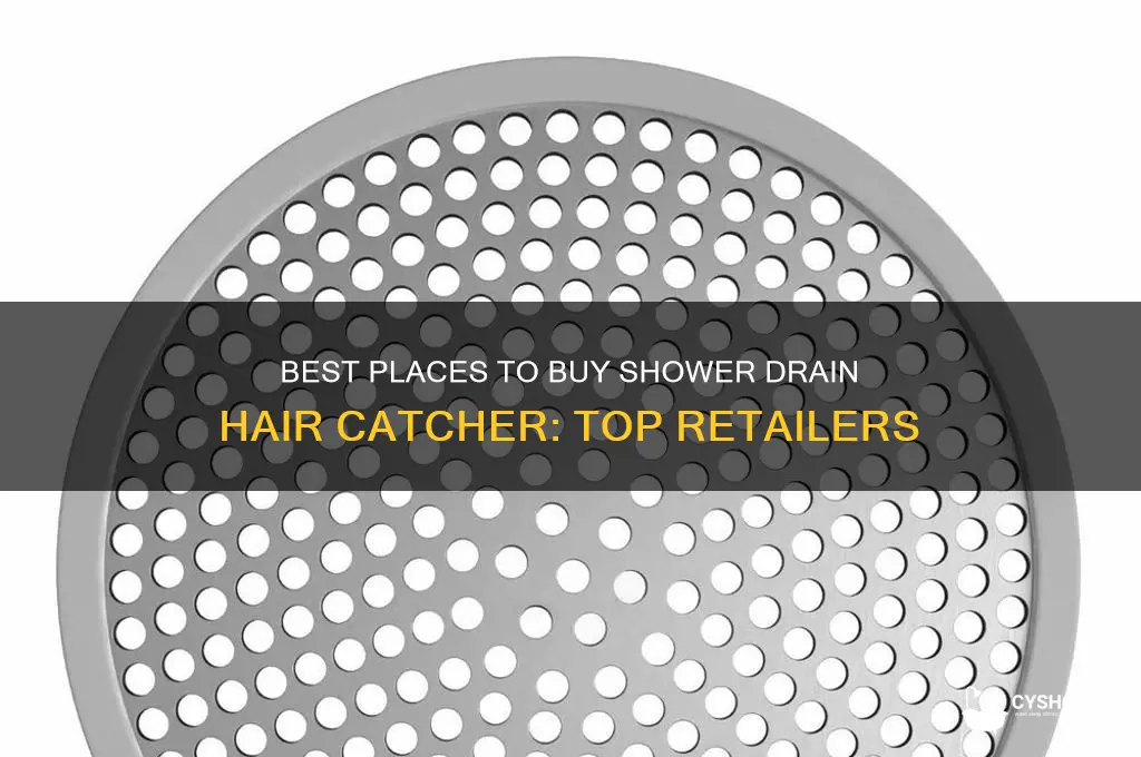 where to buy shower drain hair catcher