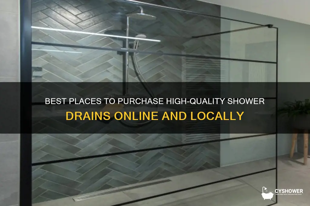 where to buy shower drain