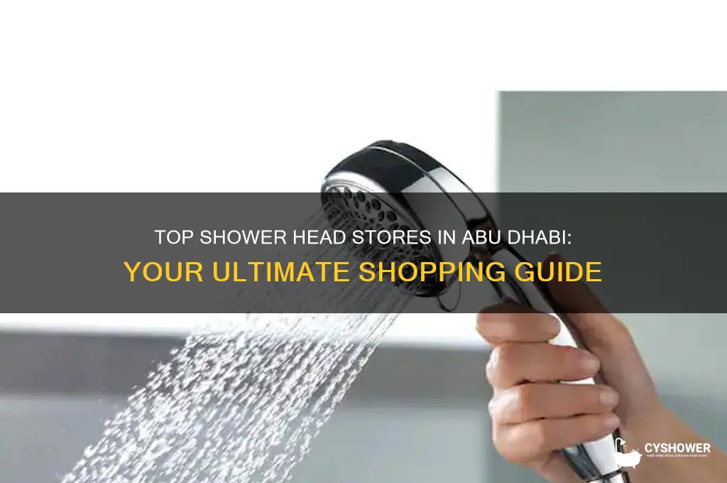 where to buy shower heads in abu dhabi