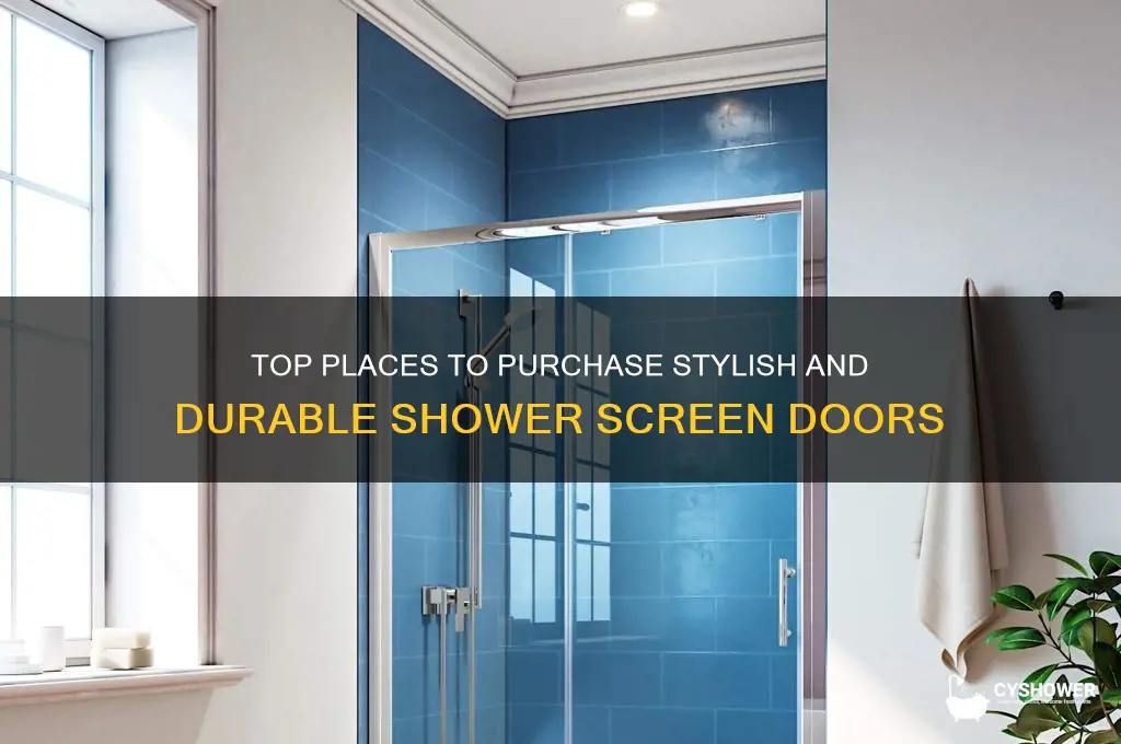 where to buy shower screen doors
