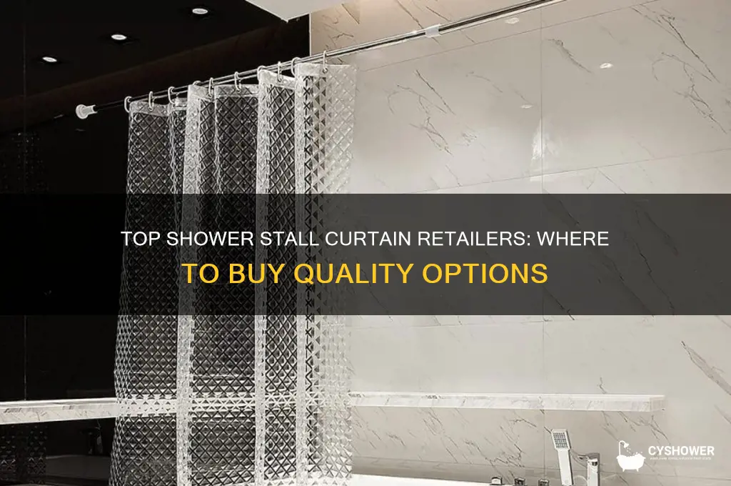 where to buy shower stall curtains