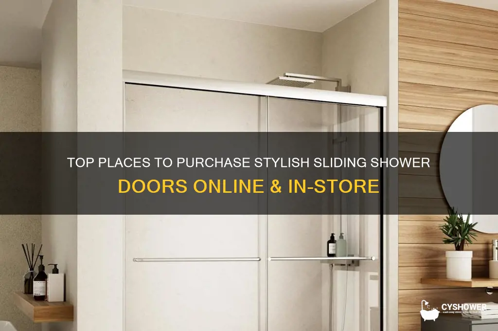 where to buy sliding shower doors