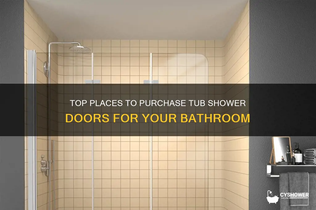 where to buy tub shower doors