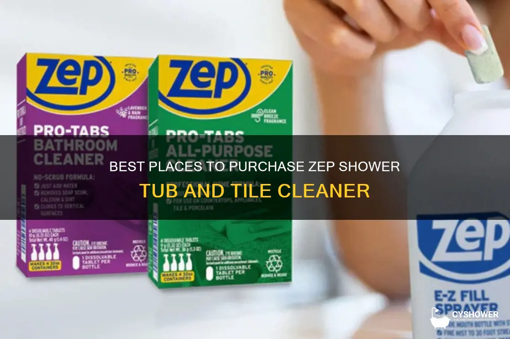 where to buy zep shower tub and tile cleaner