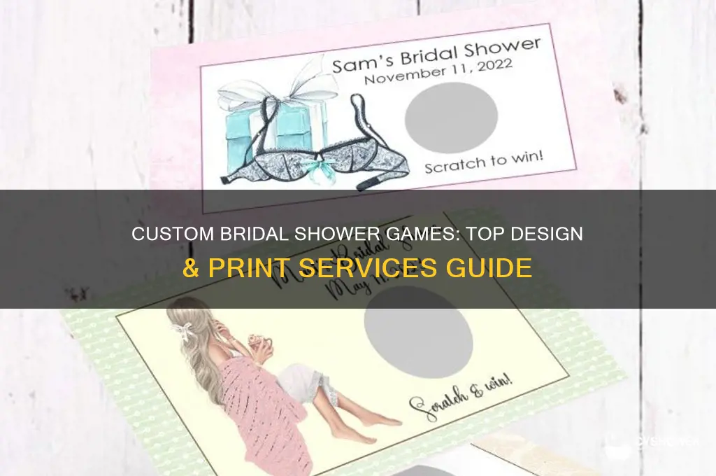 where to design and print custom bridal shower games