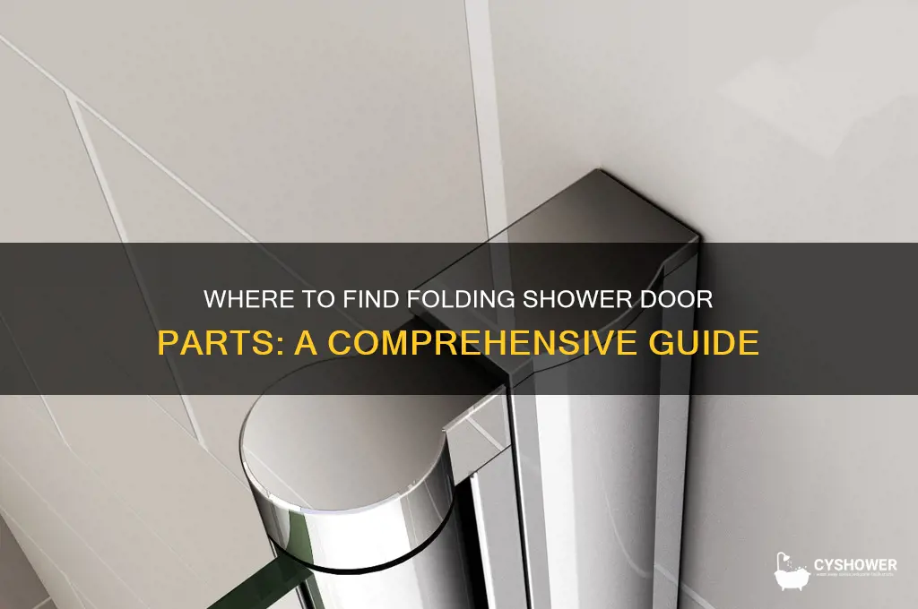 where to find folding shower door parts