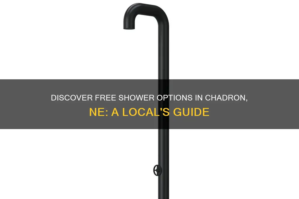 where to get a free shower in chadron ne