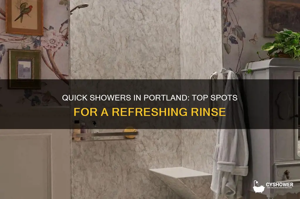where to get a quick shower portland oregon