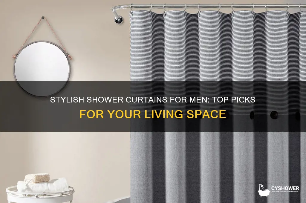 where to get a shower curtain male living space