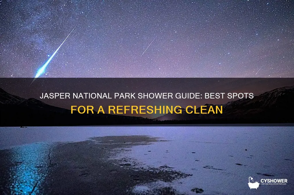 where to get a shower in jasper national park