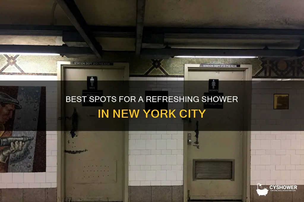 where to get a shower in new york