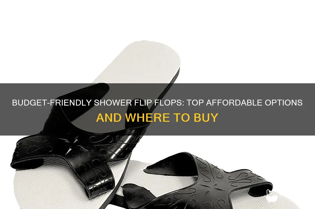 where to get cheap shower flip flops