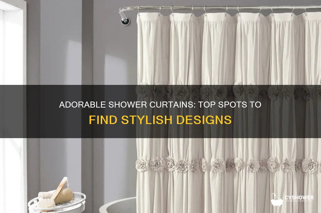 where to get cute shower curtains