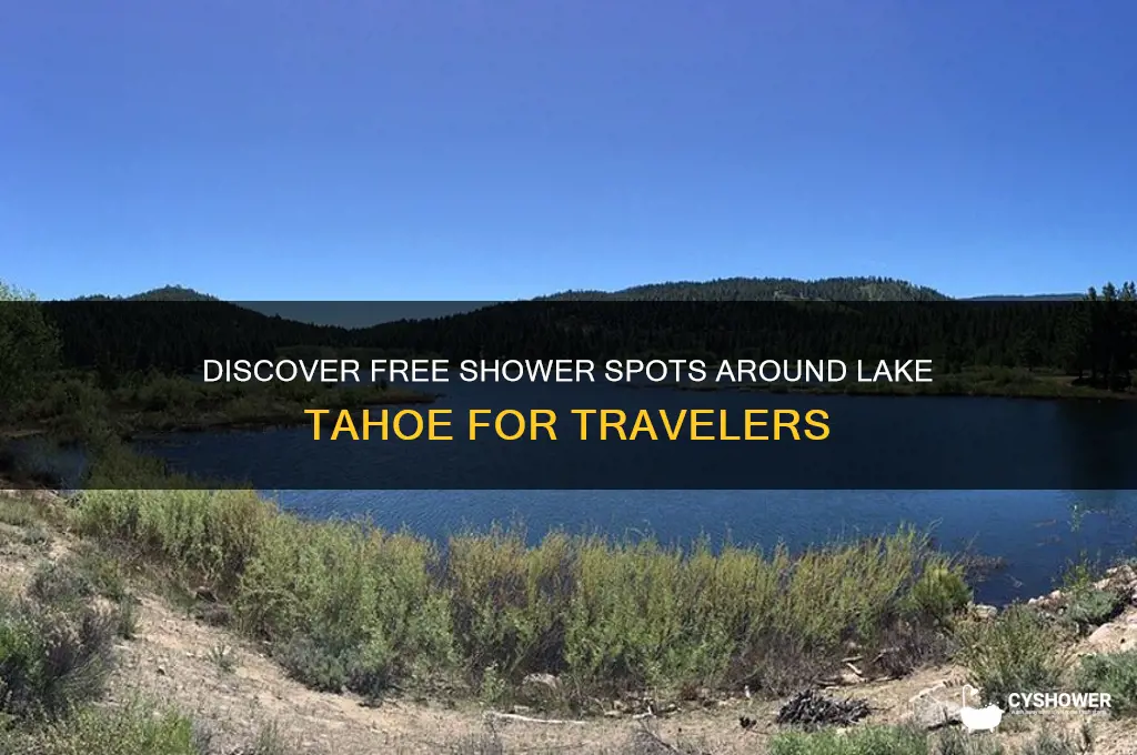 where to get free shower lake tahoe