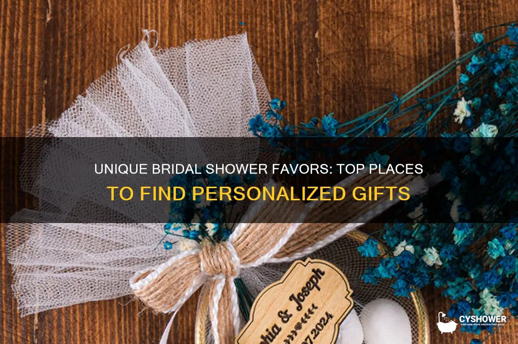 where to get individual bridal shower favors