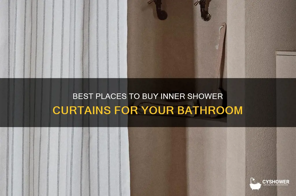 where to get inner shower curtain
