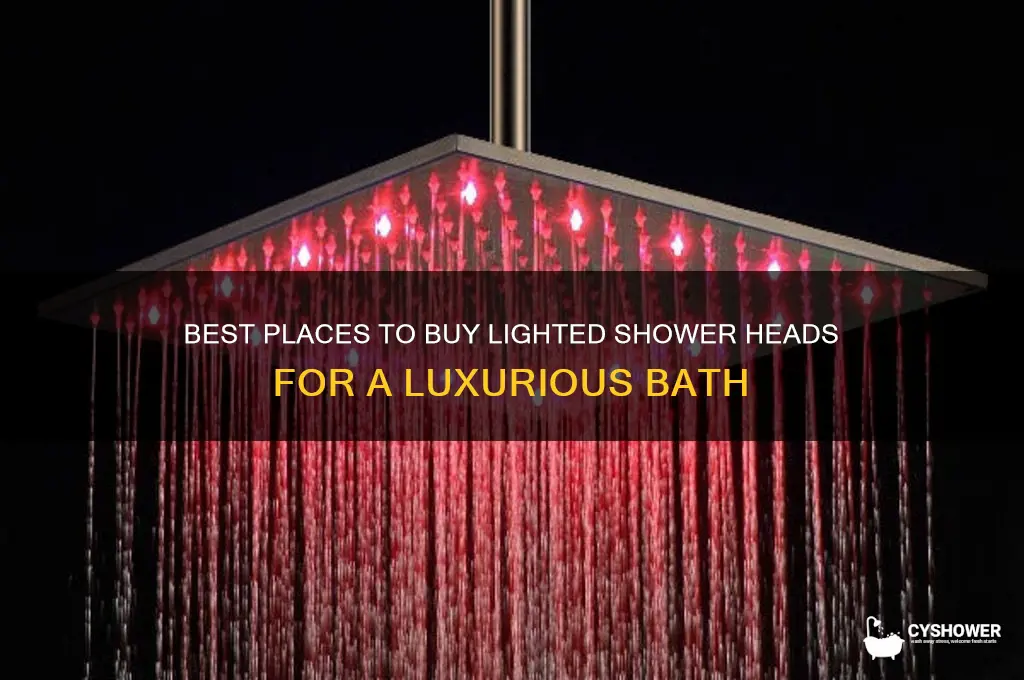 where to get lighted shower head
