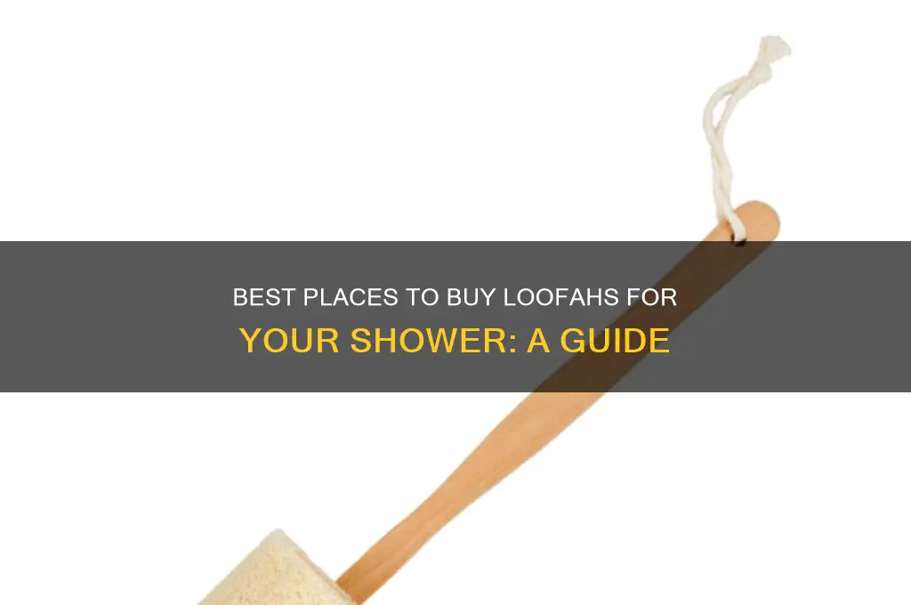 where to get loofah in shower