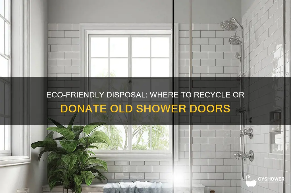 where to get rid of old shower doors