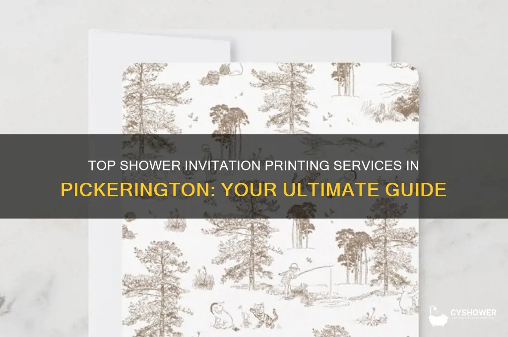 where to get shower invitations printed pickerington