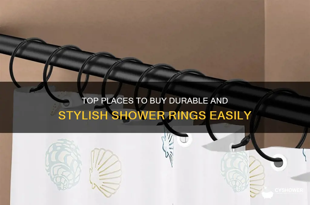 where to get shower rings