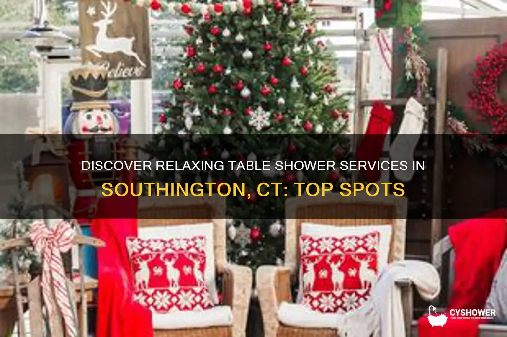 where to get table shower in southington ct