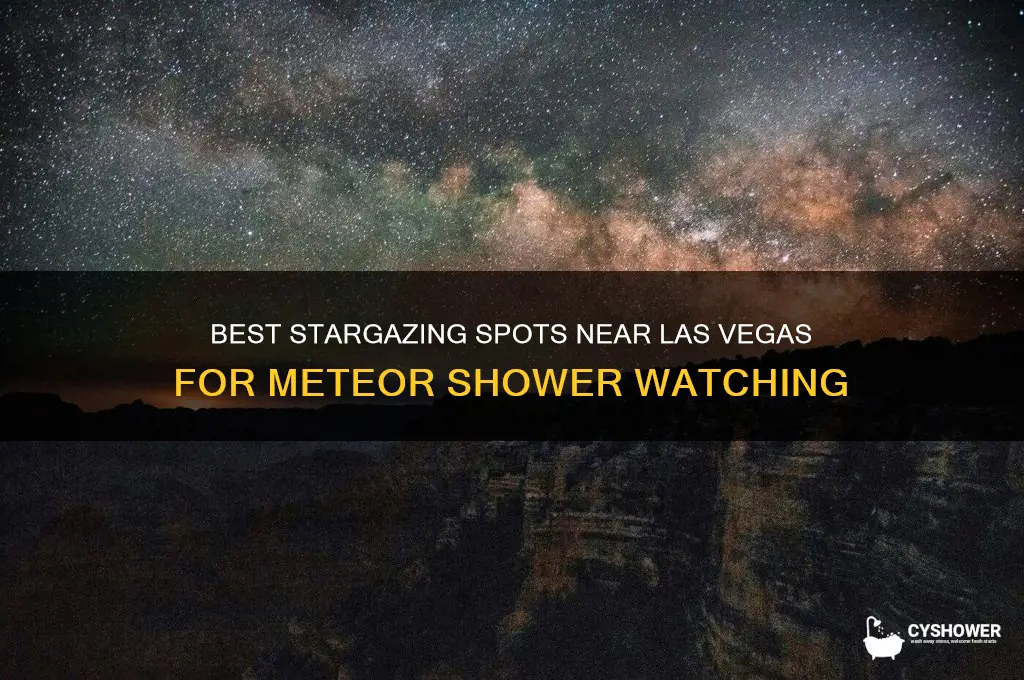 where to go from las vegas to watch meteor shower