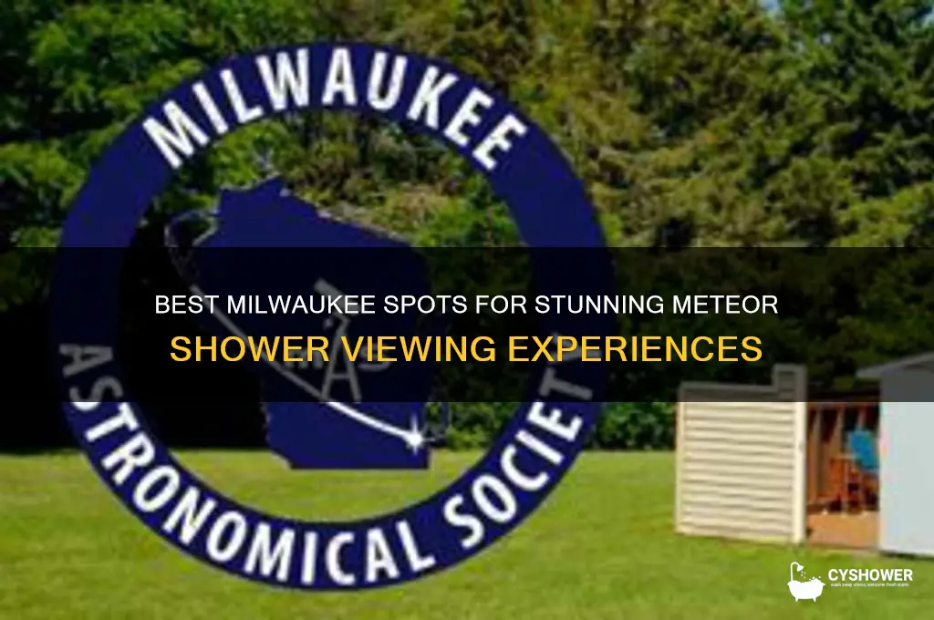 where to go to see a meteor shower in milwaukee