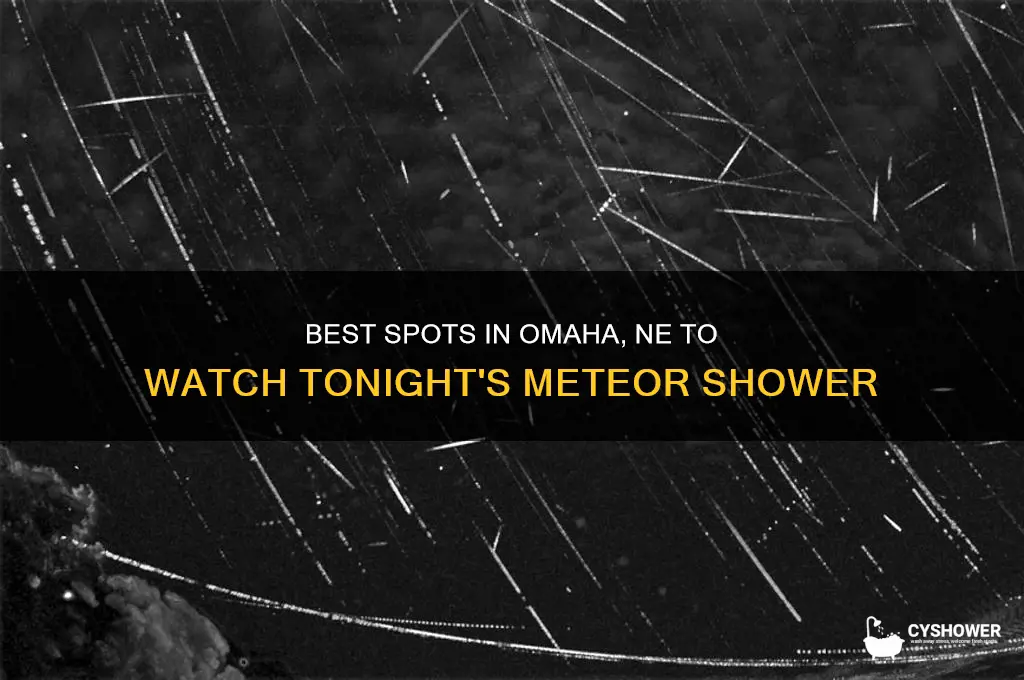 where to go to see meteor shower tonight omaha ne