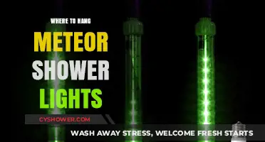 Best Spots to Hang Meteor Shower Lights for a Magical Glow