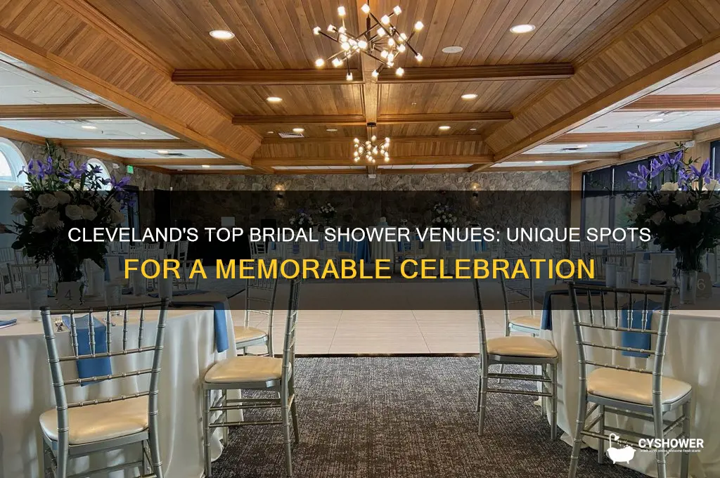 where to have a bridal shower in cleveland ohio