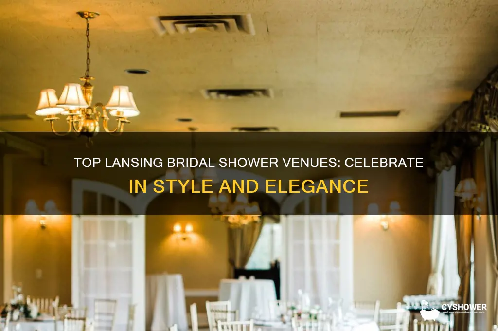 where to have a bridal shower in lansing