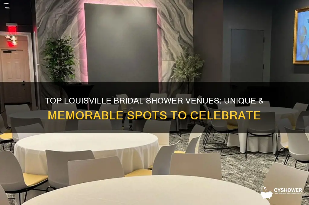 where to have a bridal shower in louisville ky