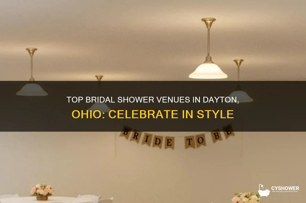where to have bridal shower dayton ohio