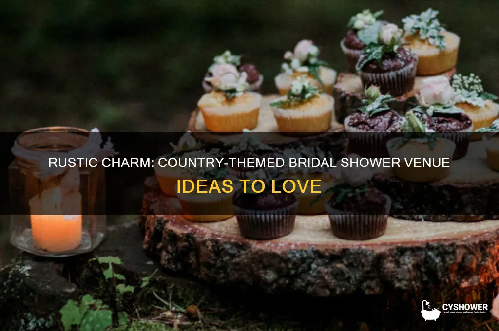 where to have country themed bridal shower