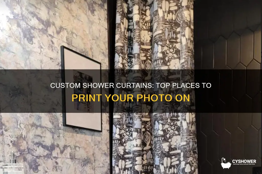 where to have my photo made into shower curtain