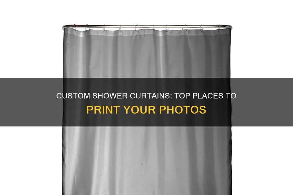 where to have picture printed on shower curtain