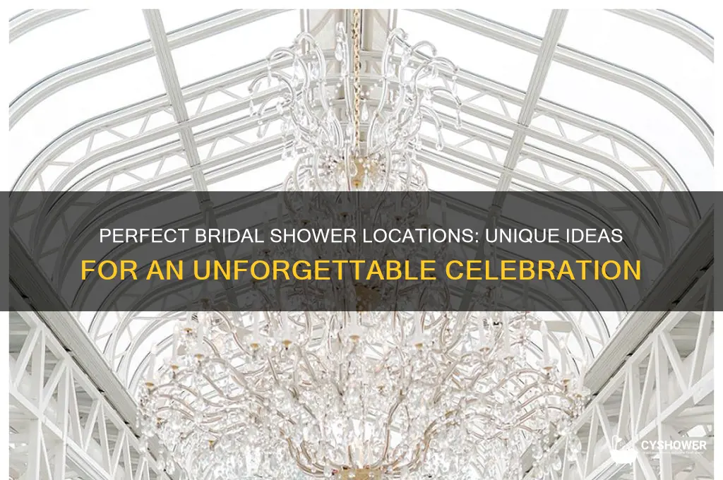 where to hold a bridal shower