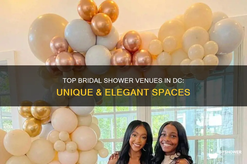 where to host a bridal shower dc