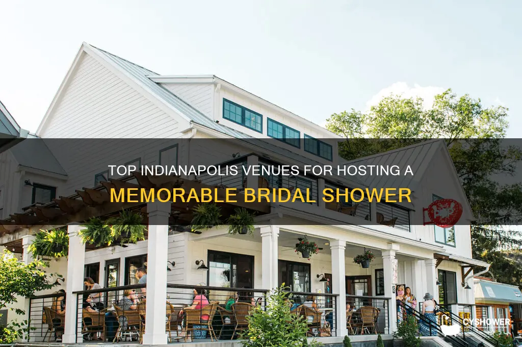 where to host a bridal shower in indianapolis