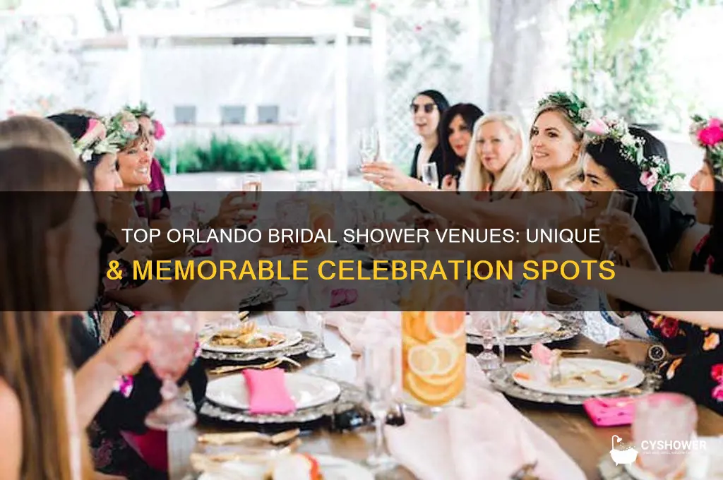 where to host bridal shower in orlando