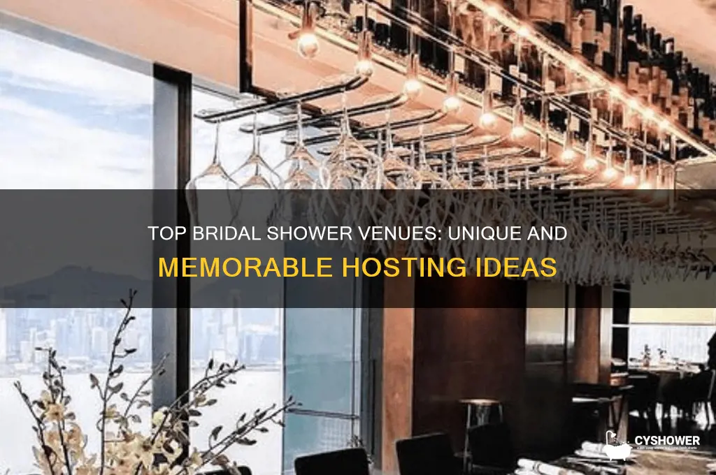 where to host bridal shower