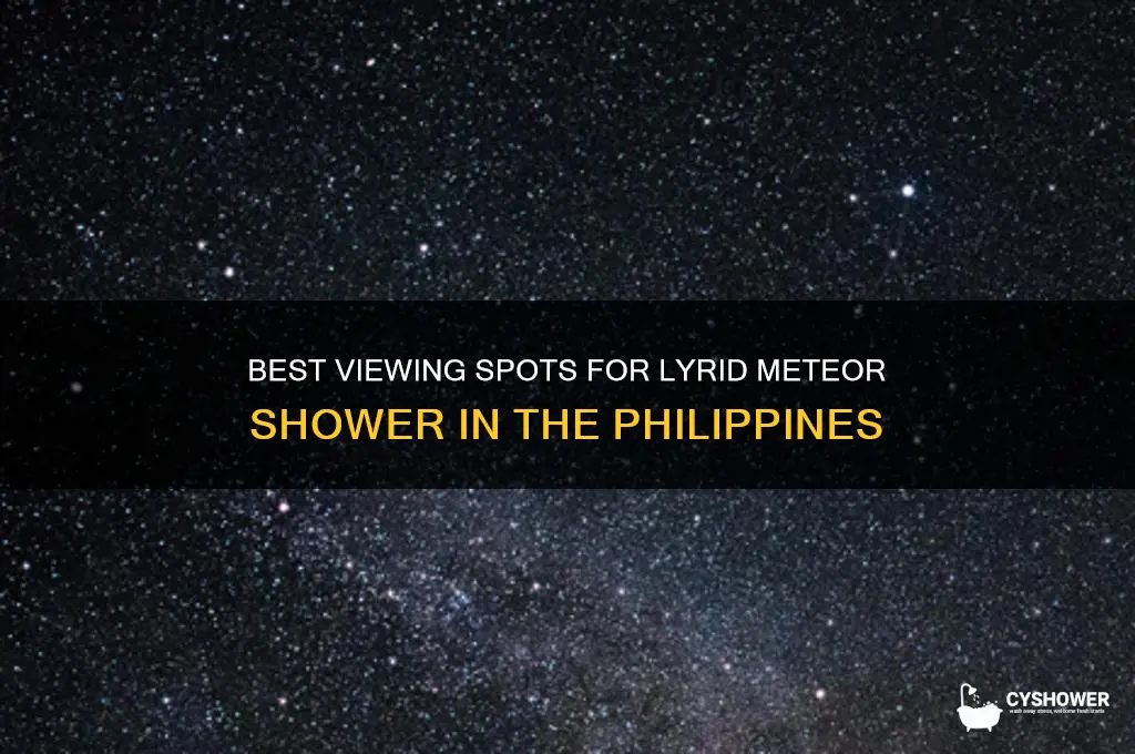 where to look for lyrid meteor shower philippines
