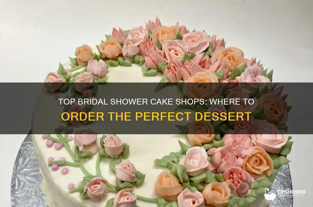 where to order a bridal shower cake