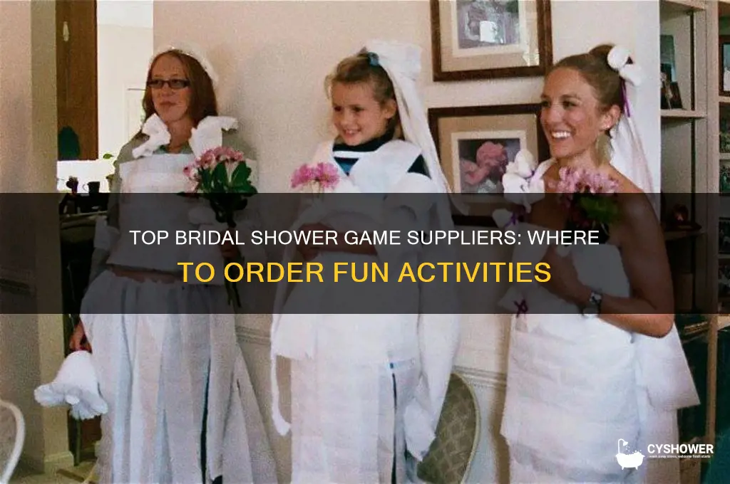 where to order bridal shower games