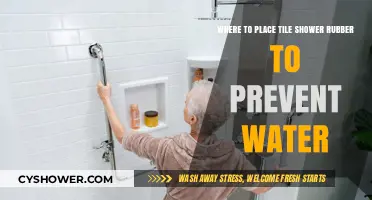 Strategic Placement of Shower Rubber Tile for Effective Waterproofing